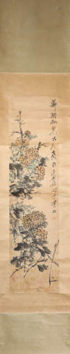 Ink Painting from XuGu Paper Texture Vertical Scroll古代水墨画
虚谷
纸本立轴