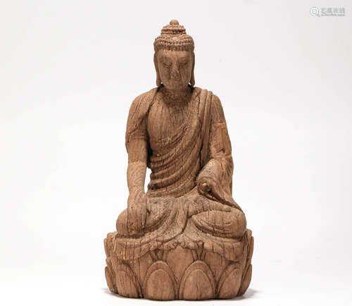 Wood Buddha Statue from Song宋代木質佛祖造像