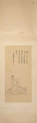 Ink Painting from FuRu Human Story Paper Texture古代水墨画
傅儒、人物故事
纸本立轴