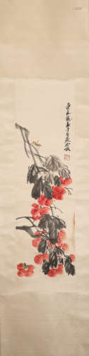 Ancient vertical insects ink painting by Baishi Qi古代水墨画
齐白石、草虫图
纸本立轴
