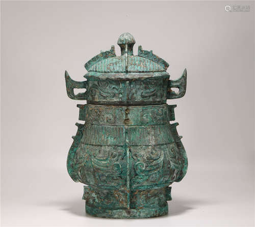 Bronze Bird Rital Tool from ShangZhou商周時期青銅鳥獸尊