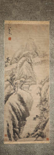 Ink Painting of Eight Immortal Paper Texture古代水墨画
八大山人、花鸟
纸本立轴