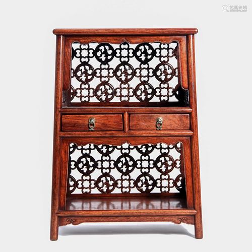 A CHINESE HUANG HUA LI CABINET