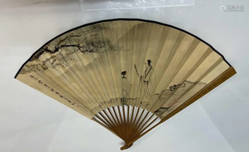 Hand Painted Folding Fan