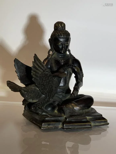 Bronze Tibetan Buddha Statue