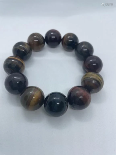 Multi Colour Tiger Gemstone Bracelet