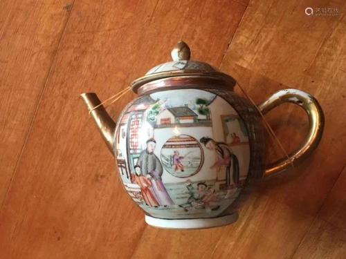 Fencai Porcelain Teapot