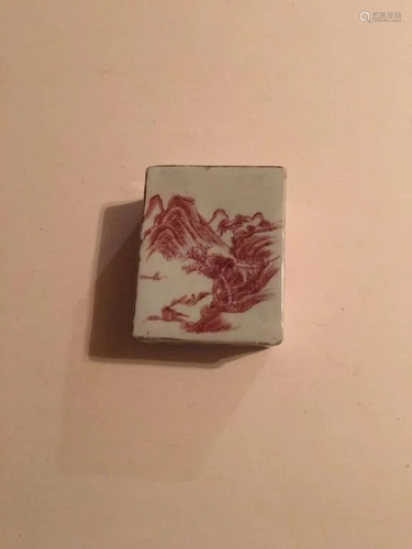 Porcelain Ink Box