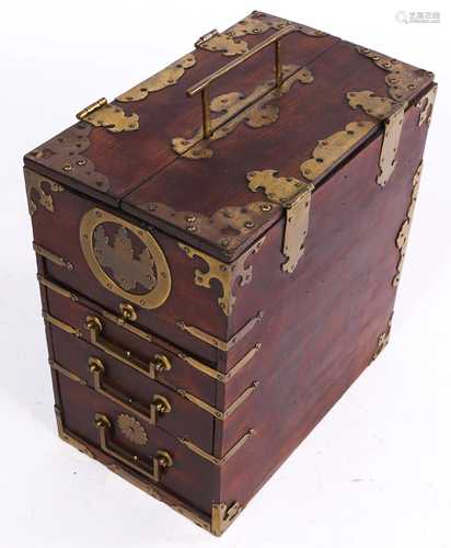 JAPANESE TANSU MEDICINE BOX CHEST OF DRAWERS