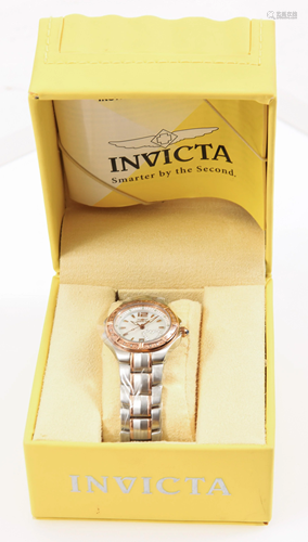 INVICTA WOMEN'S DIAMOND ACCENTED TWO-TONE …