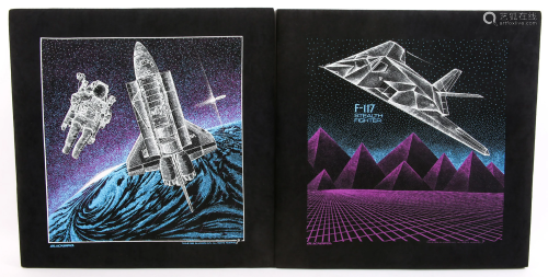 BLACKBIRD INDUSTRIES AVIATION VELVET SCREENPRINTS