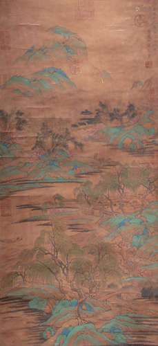 CHINESE CALLIGRAPHY AND PAINTING, WANG MENG MARK