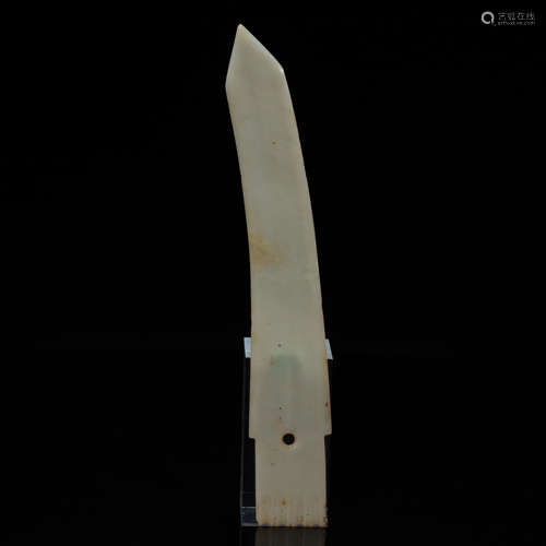 CHINESE HETIAN JADE SWORD