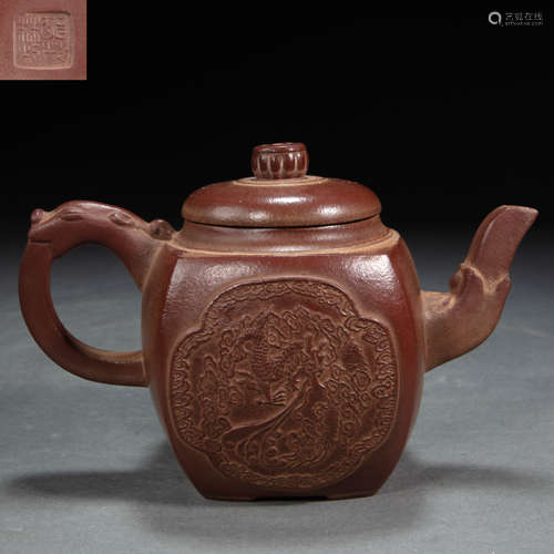 CHINESE PURPLE CLAY TEAPOT