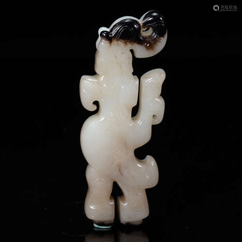 CHINESE JADE BIRD PENDANT