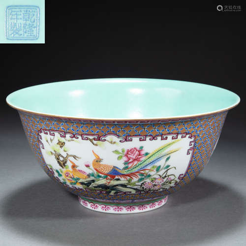 CHINESE  PORCELAIN WUCAI BOWL