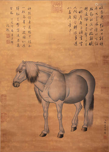 CHINESE CALLIGRAPHY AND PAINTING CASTIGLIONE MARK