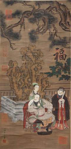 CHINESE CALLIGRAPHY AND PAINTING CUI ZIZHONG  MARK