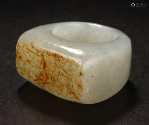 HETIAN JADE THUMB RING