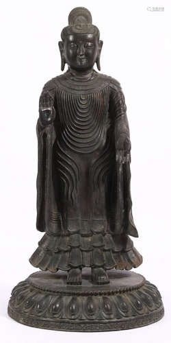 COPPER BUDDHA STATUE