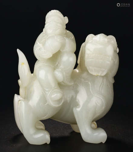 HETIAN JADE FIGURE&BEAST SHAPE PENDANT