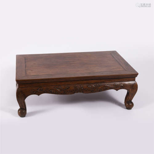 CHINESE HUANG HUA LI WOOD TEAPOY TABLE