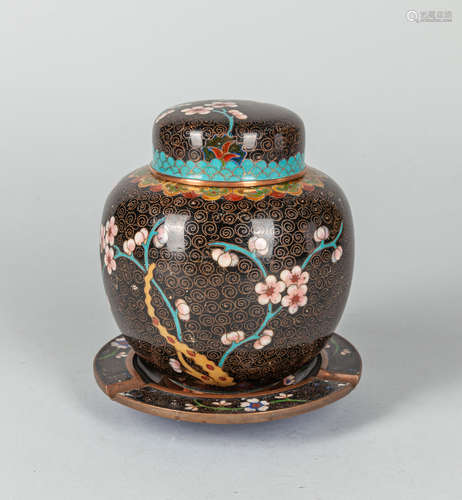 Set of Chinese Export Cloisonne Items