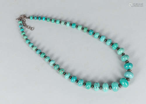 Designed Turquoise Stone Necklace