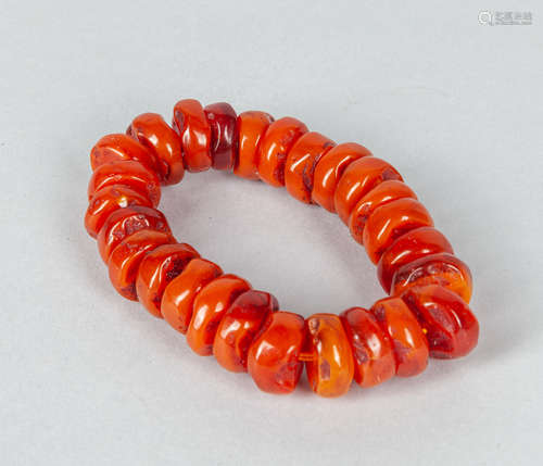 Chinese Amber Like Bracelet