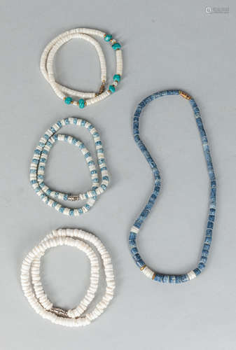 Group of American Designed Trade Bead Necklaces