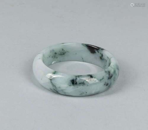 Large Chinese Export Jadeite Bangle