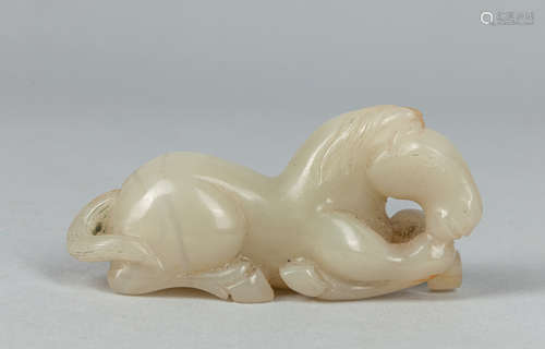 Chinese White Jade Horse