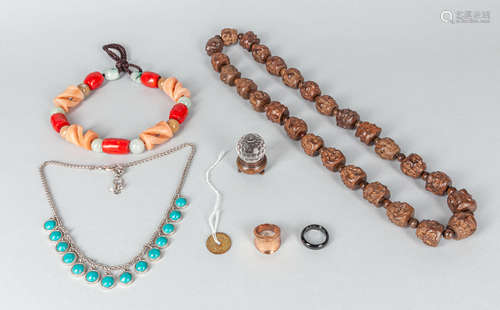 Group of Designed Chinese Necklace and Jewelry