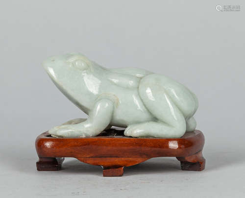 Chinese Jadeite Carving of Toad