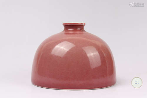 豇豆红水呈 A peach blossom waterpot