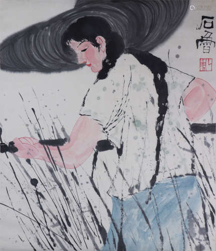 中国书画 人物 A Chinese figure painting