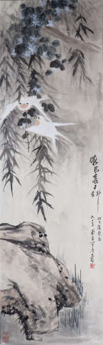 中国书画 燕子 A Chinese bird painting