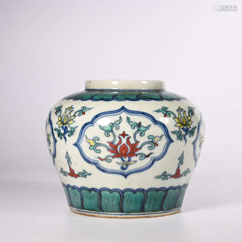 Ming Chenghua pastel jar