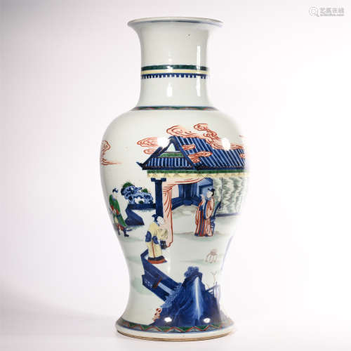 The story bottle of colorful characters in Qing Dynasty