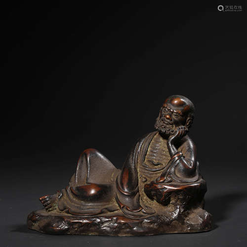 A Bronze Statue of Bodhidharma