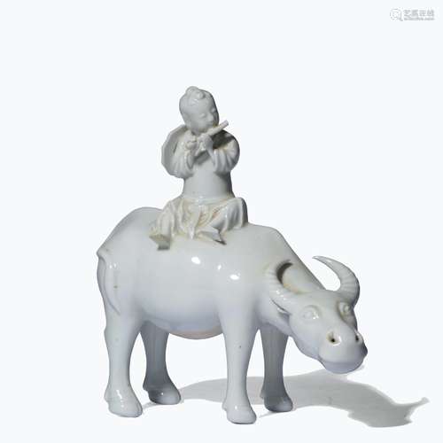 A Dehua Porcelain 'Boy Graze' Ornament