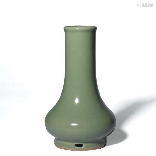 A Longquan Porcelain Straight Neck Vase