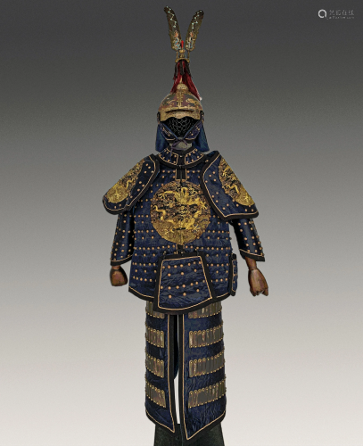 A CHINESE VINTAGE ARMOR