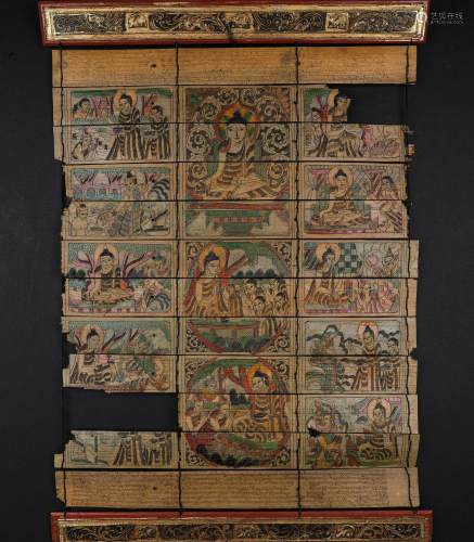 A CHINESE VINTAGE BUDDHIST INSCRIPTIONS
