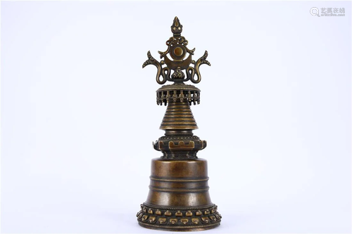 A BRONZE KADAM TOWER