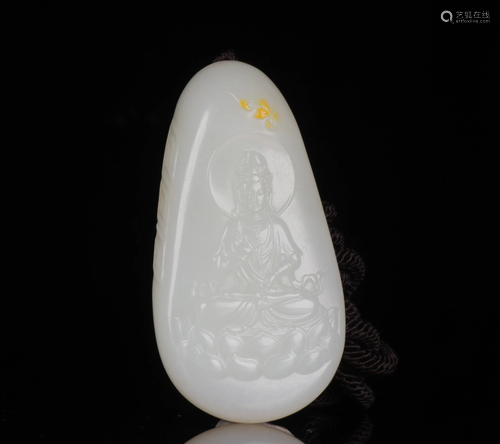 A HETIAN JADE PENDANT