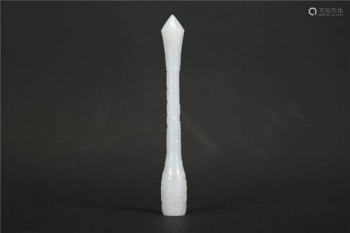 A HETIAN JADE WRITING BRUSH