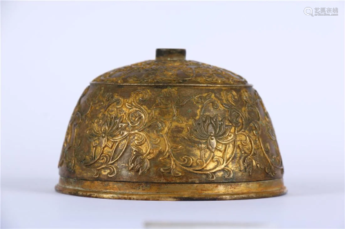 A BRONZE COURT INCENSE STABLIZER