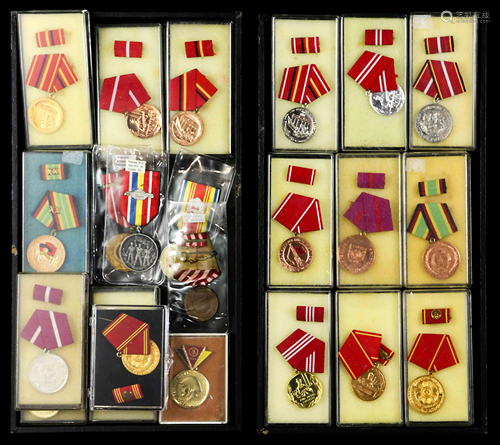 A Collection of German and Eastern European badges