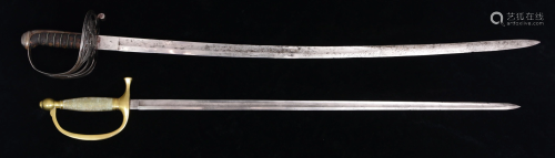 2 Civil War swords: Union 